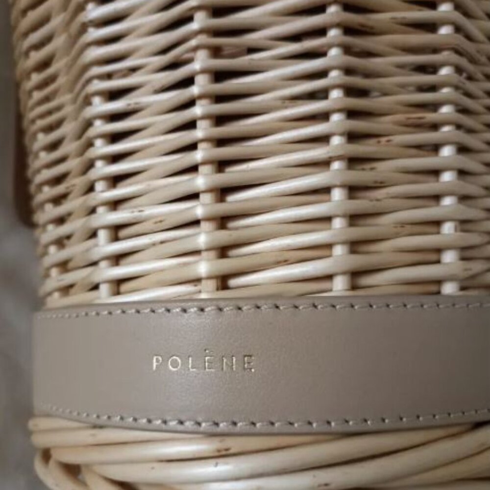 RARE Polène L’Osier Basket Bag in Sand - Picture 5 of 11